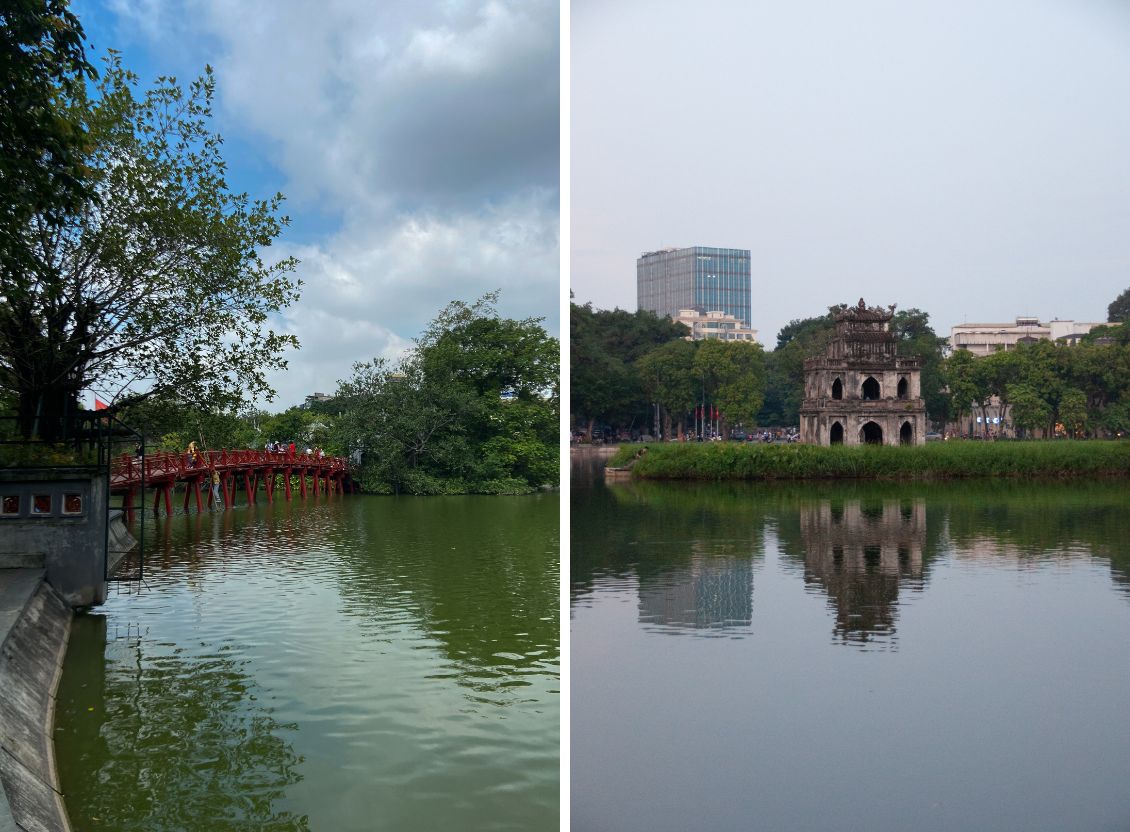 Hanoi cosa vedere - il lago Hoan Kiem